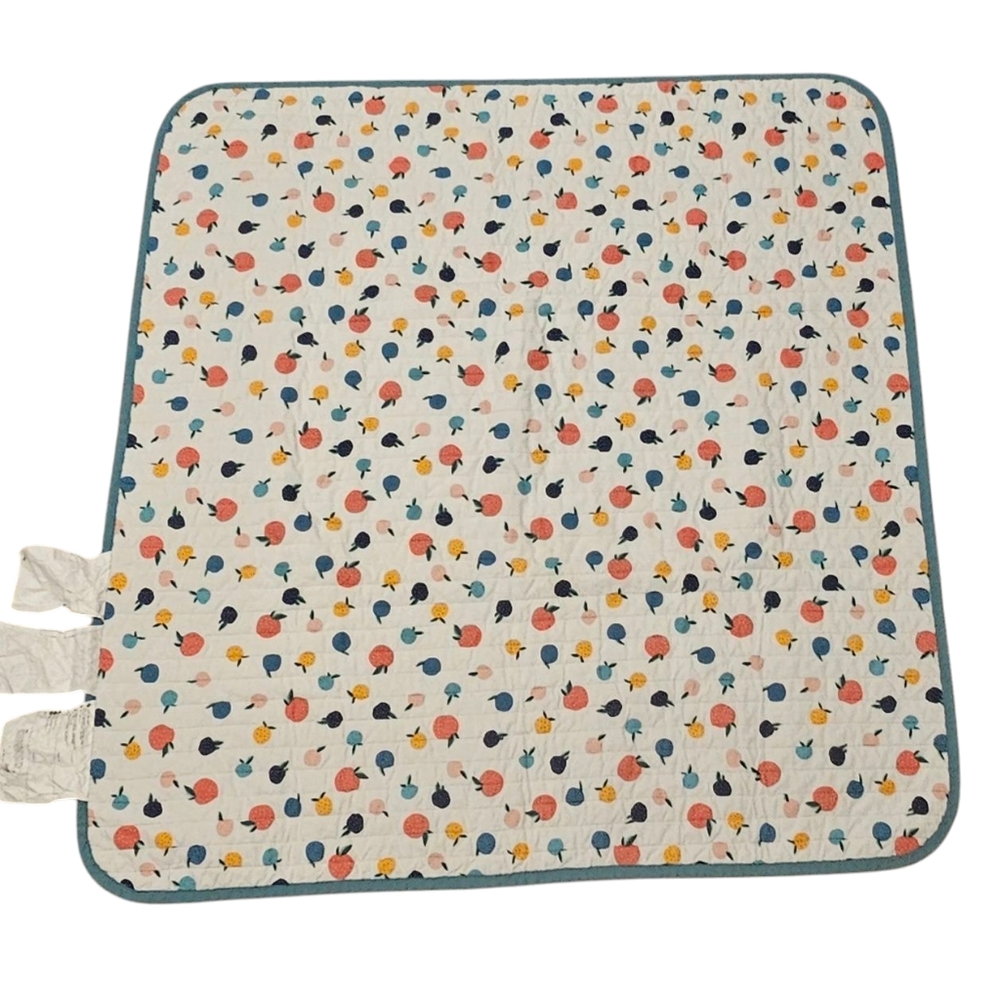 Ikea Quilted Colorful Patterned Baby Blanket